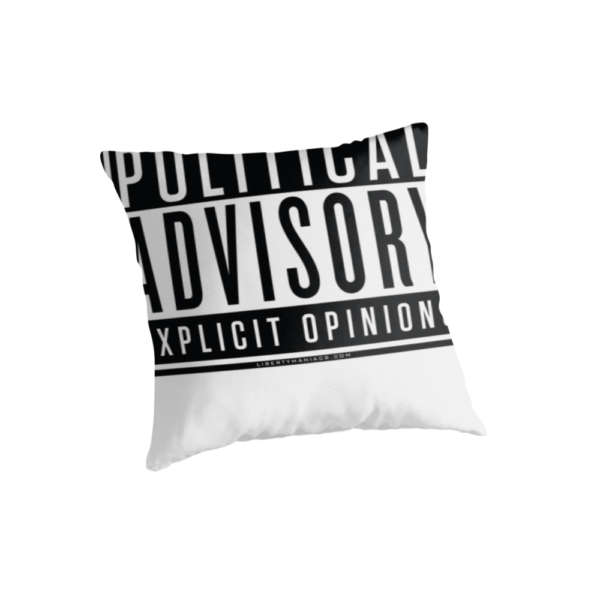 Political Advisory Pillow